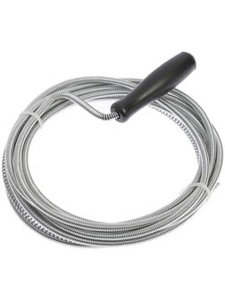 Трос сантехнический ZEIN engr, оцинкованный, с ручкой, d=5 мм, L=3,5 м