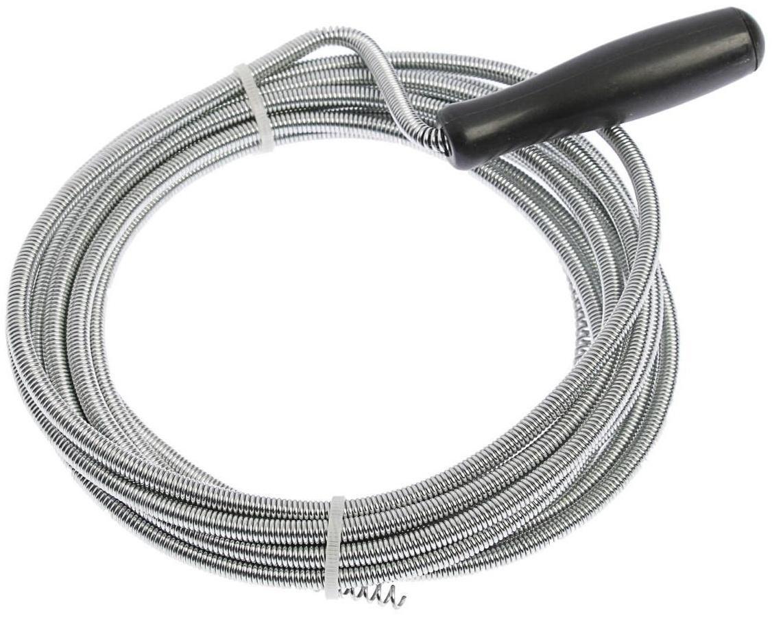 Трос сантехнический ZEIN engr, оцинкованный, с ручкой, d=5 мм, L=4 м