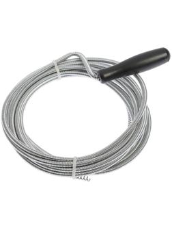 Трос сантехнический ZEIN engr, оцинкованный, с ручкой, d=5 мм, L=4 м