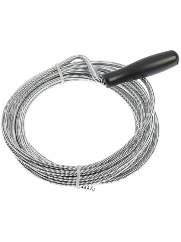 Трос сантехнический ZEIN engr, оцинкованный, с ручкой, d=5 мм, L=4 м