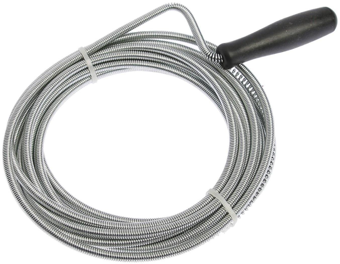 Трос сантехнический ZEIN engr, оцинкованный, с ручкой, d=5 мм, L=5 м