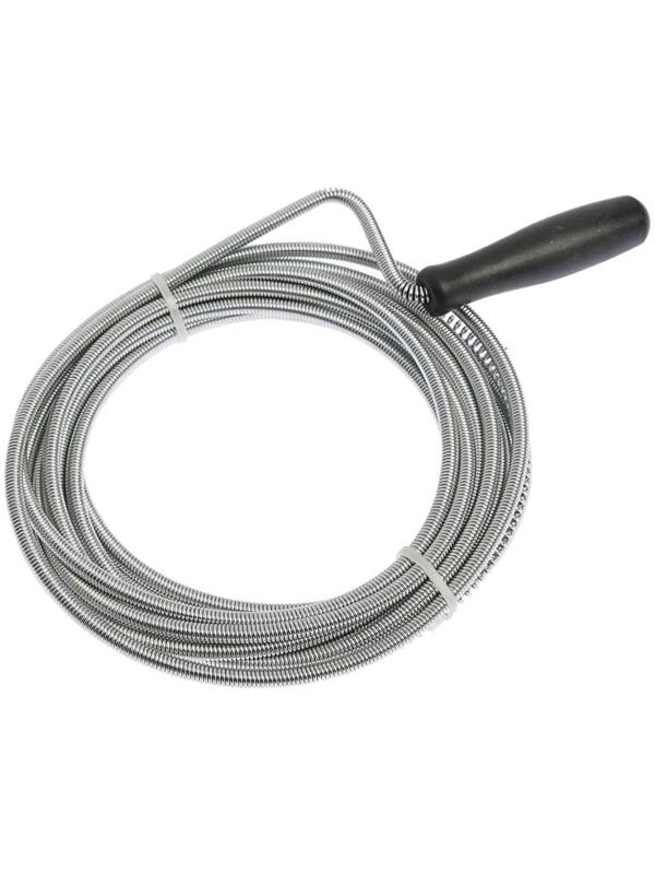 Трос сантехнический ZEIN engr, оцинкованный, с ручкой, d=5 мм, L=5 м