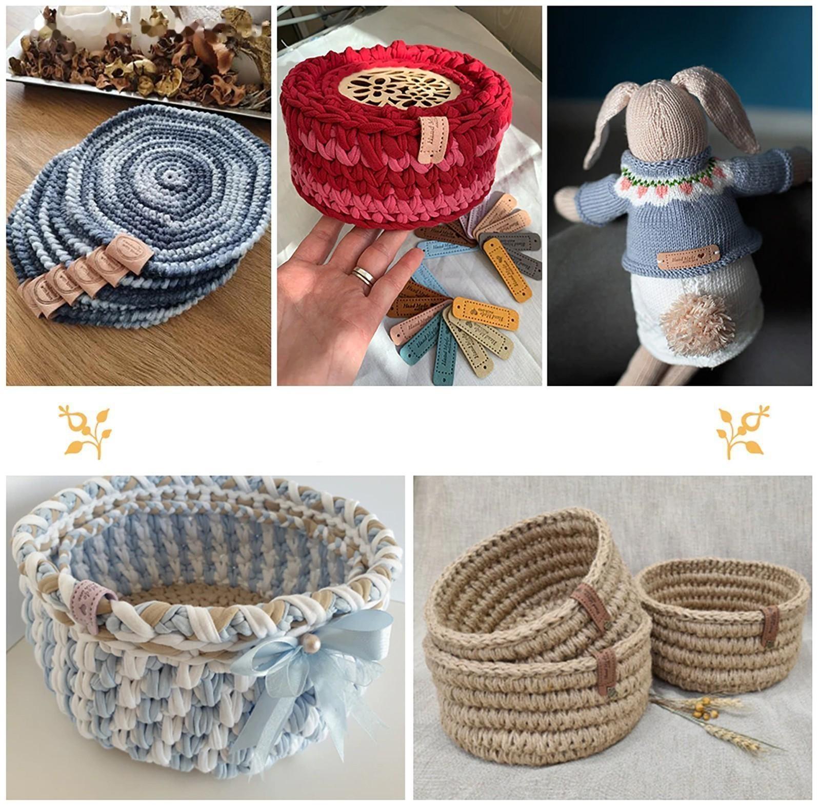 Набор нашивок из дерева «Hand made with love», 2,5 × 2,5 см, 10 шт