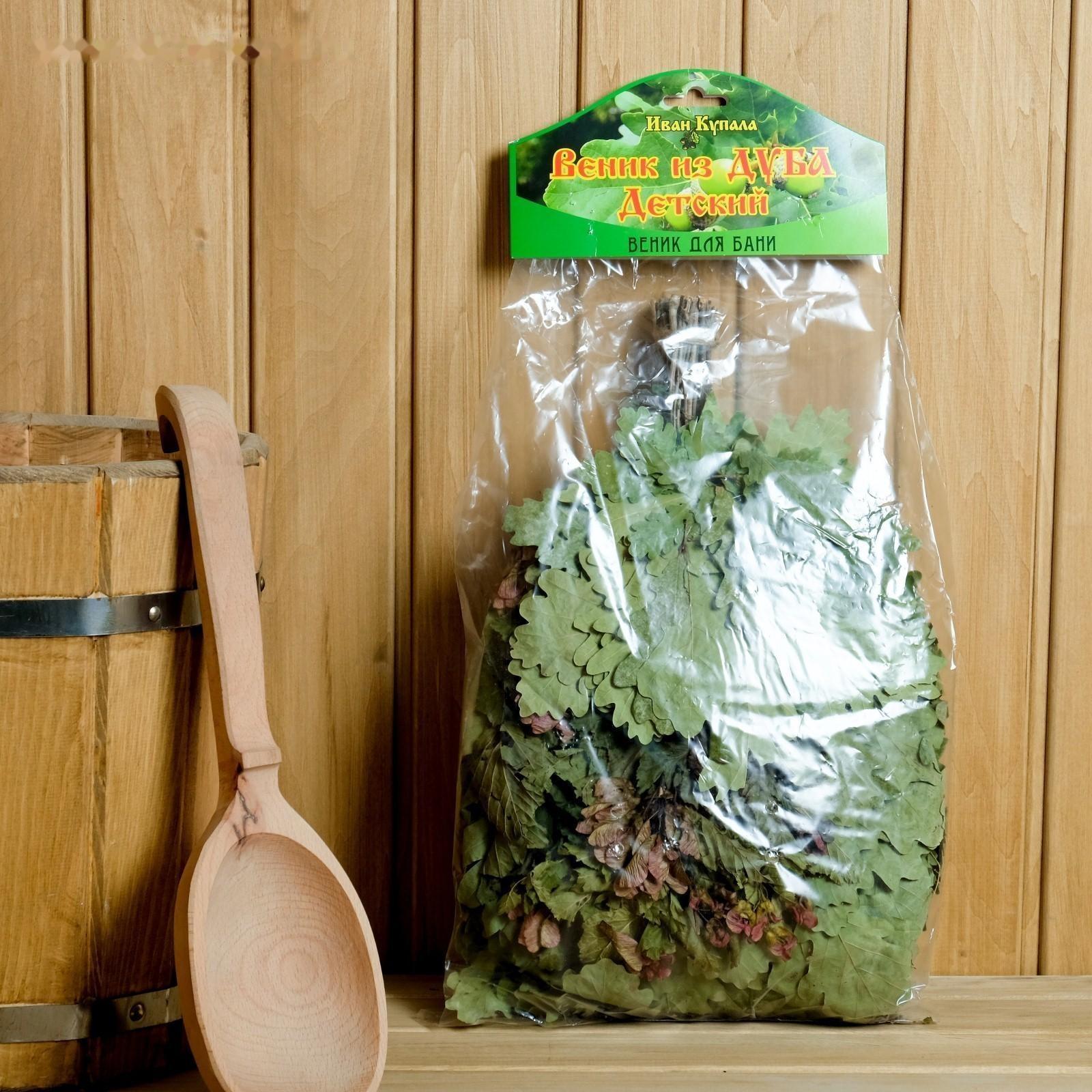 Веник для бани дубовый 