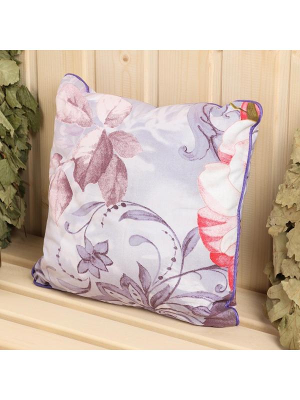 Подушка из кавказских трав на основе листьев дуба и эвкалипта, МИКС, 27×27 см