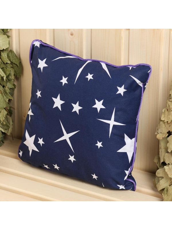 Подушка из кавказских трав на основе листьев дуба и эвкалипта, МИКС, 27×27 см