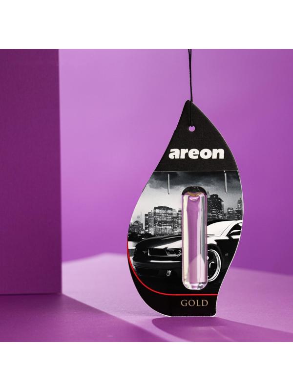 Ароматизатор на зеркало Areon Liquid lux жидкий, gold, 5 мл 704-LX-01