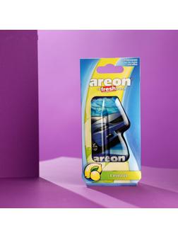 Ароматизатор на зеркало Areon Refreshment гелевый, лимон