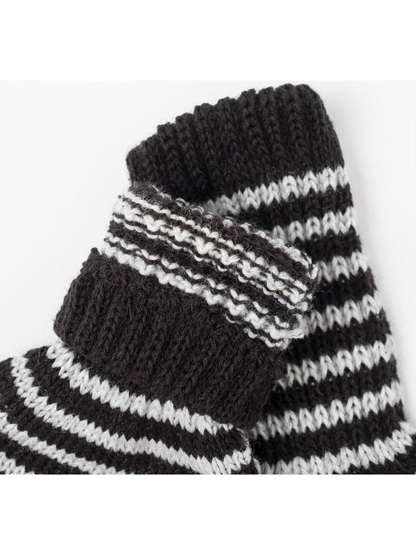 Перчатки для девочки удлинённые, чёрный, размер 16