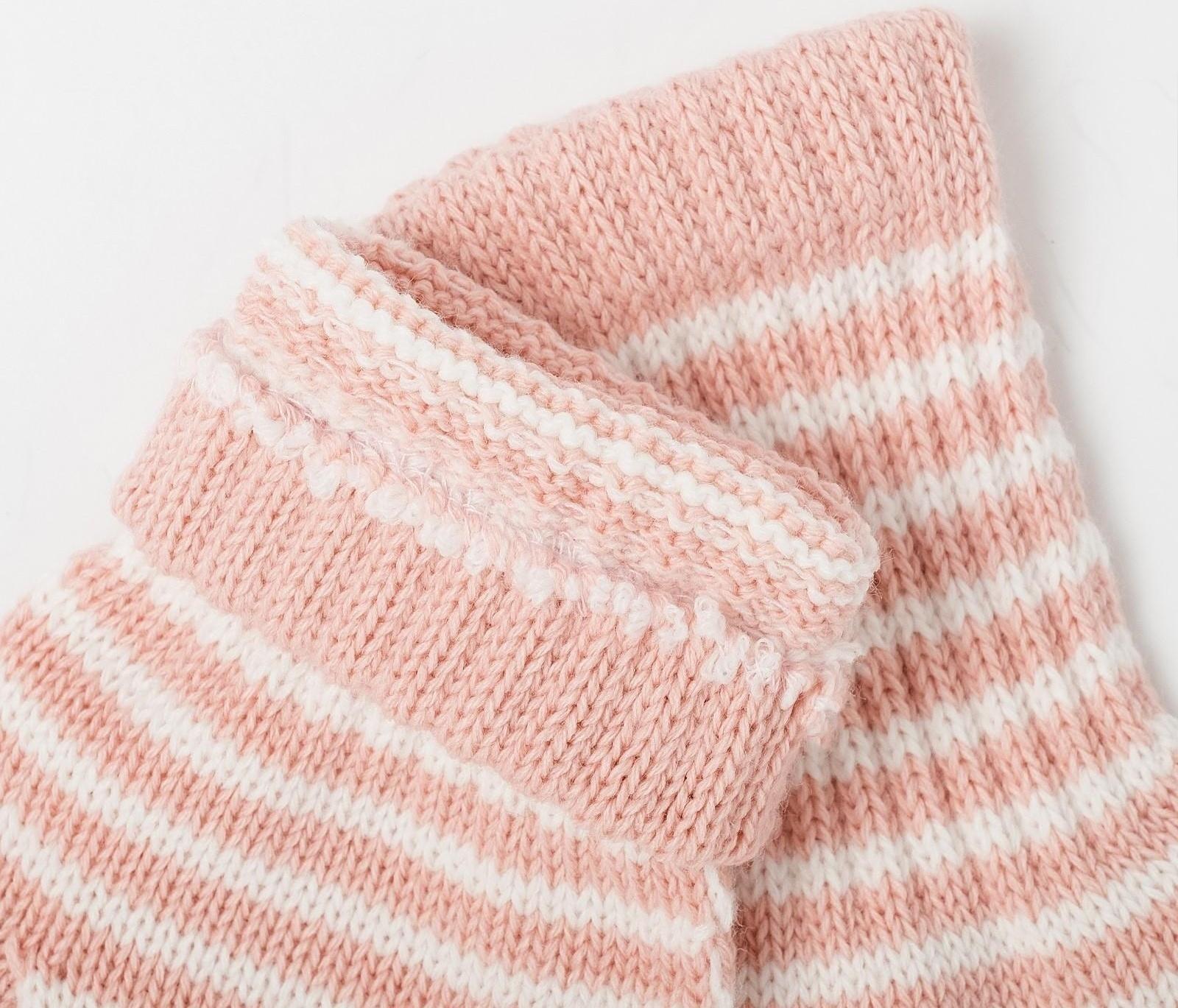 Перчатки для девочки удлинённые, розовый, размер 16