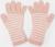 Перчатки для девочки удлинённые, розовый, размер 16