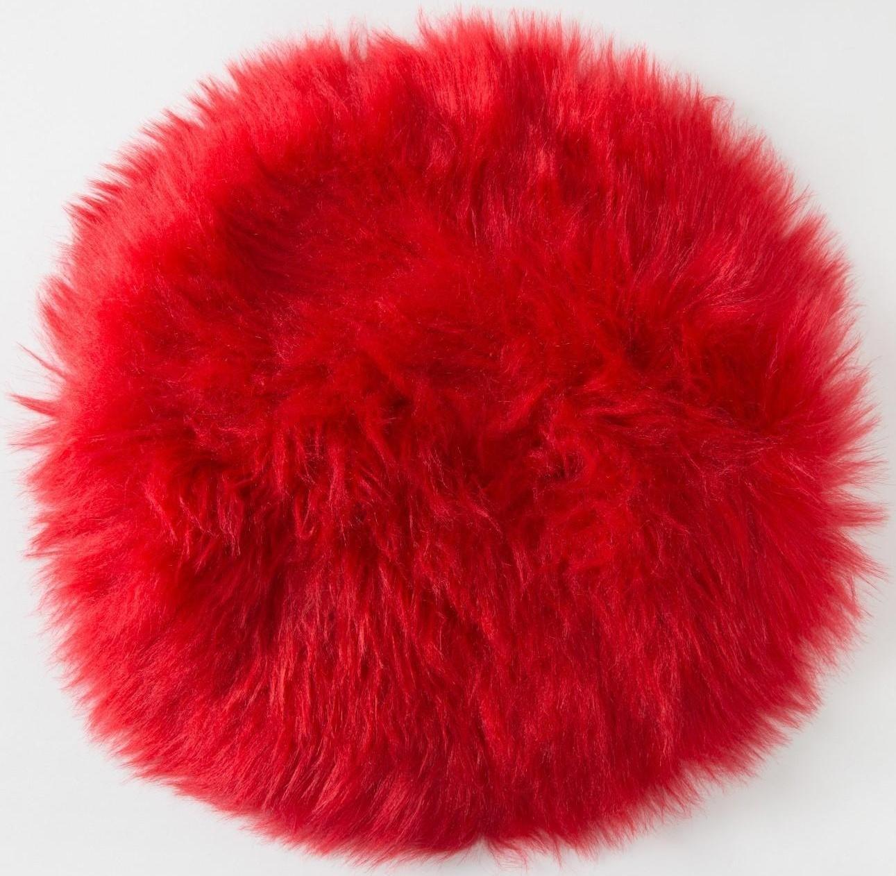 Сидушка на стул меховая Доляна 