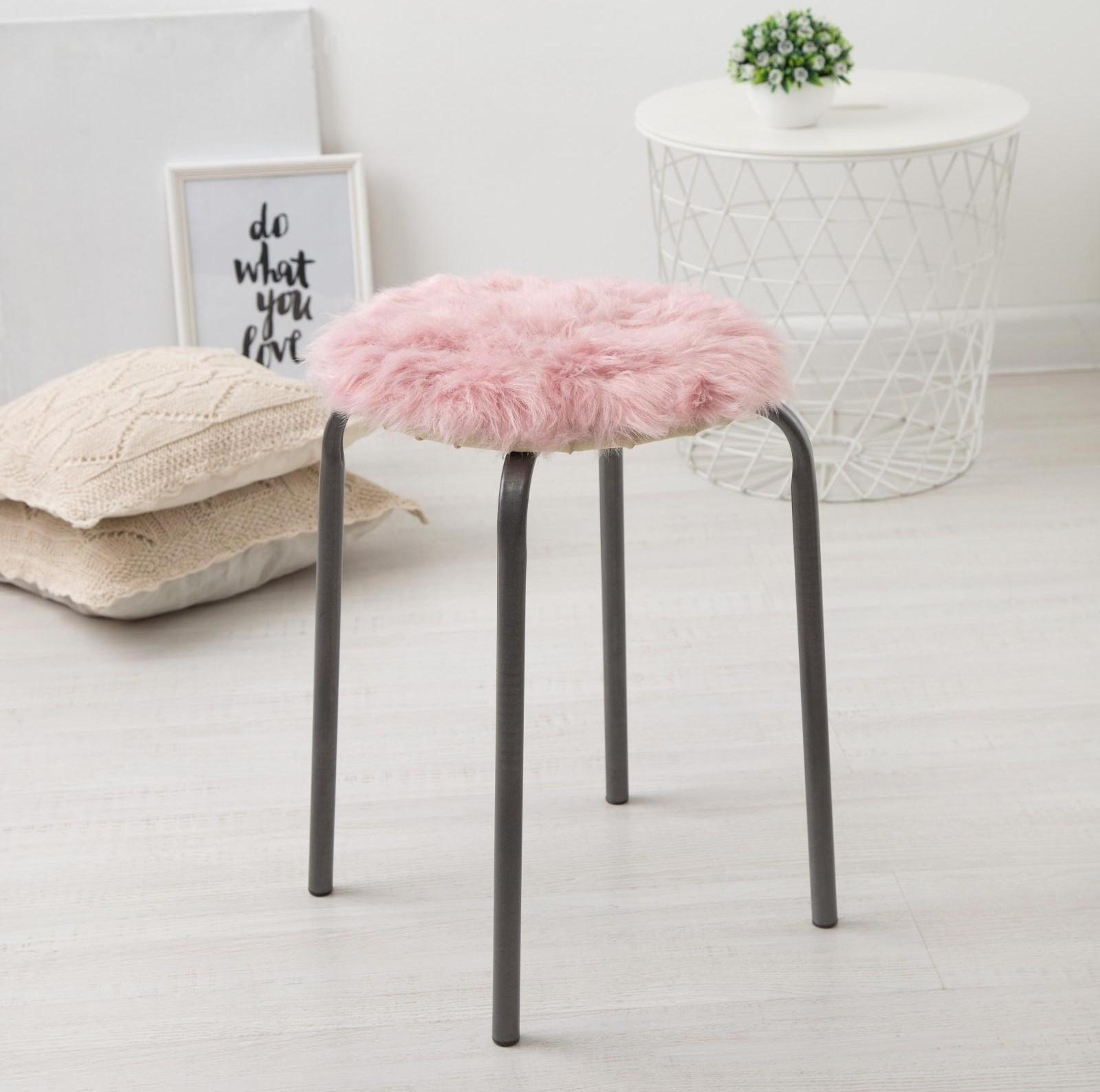 Сидушка на стул меховая Доляна 