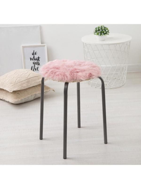 Сидушка на стул меховая Доляна 