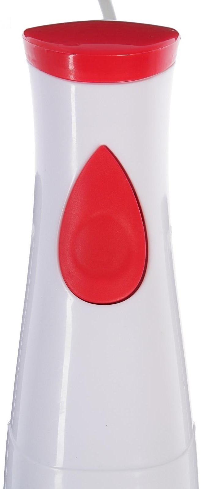 Блендер Luazon LBR-23, погружной, 250 Вт, 1 скорость, бело-красный