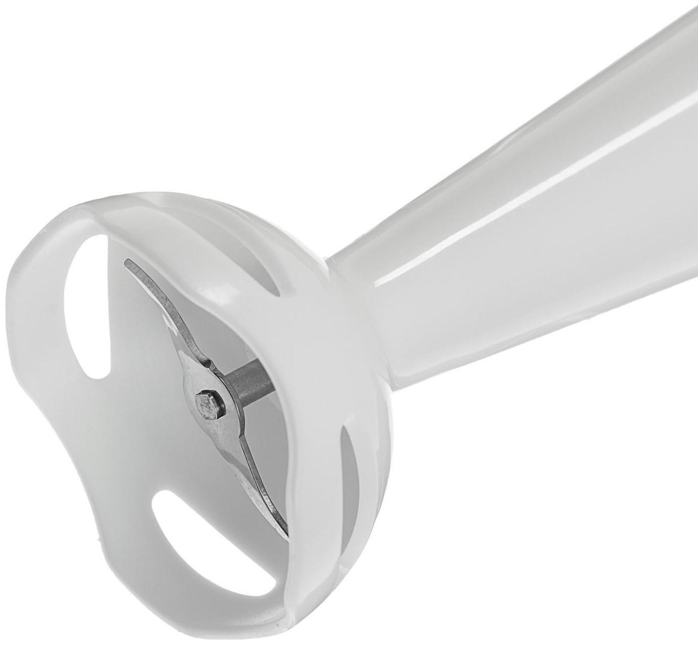 Блендер Luazon LBR-23, погружной, 250 Вт, 1 скорость, бело-красный