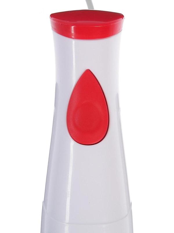 Блендер Luazon LBR-23, погружной, 250 Вт, 1 скорость, бело-красный