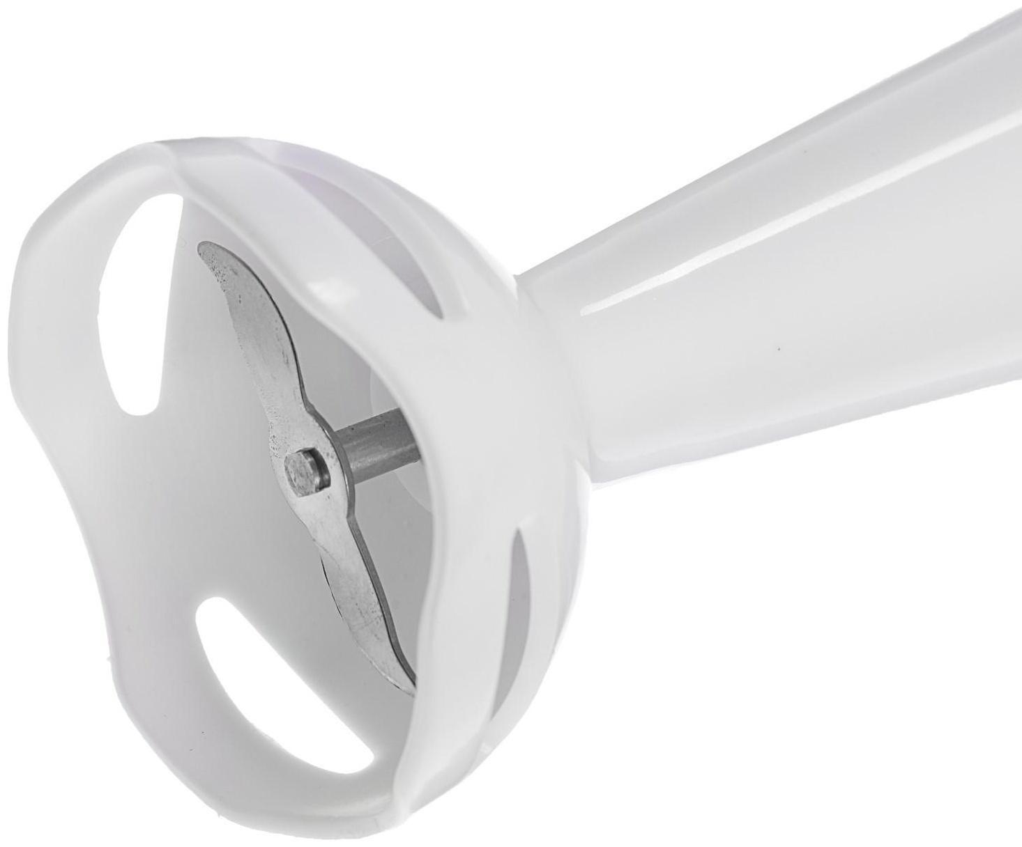 Блендер Luazon LBR-23, погружной, 250 Вт, 1 скорость, бело-фиолетовый