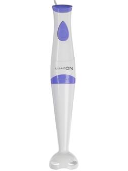 Блендер Luazon LBR-23, погружной, 250 Вт, 1 скорость, бело-фиолетовый