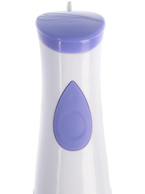 Блендер Luazon LBR-24, погружной, 250 Вт, 0.6 л, 1 скорость, бело-фиолетовый