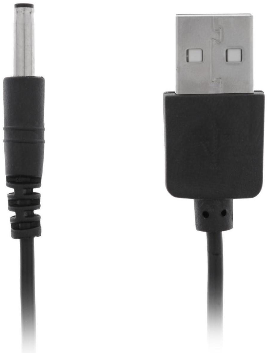 Кабель универсальный LuazON, разъем 3.5 - USB, 0.5 м, чёрный