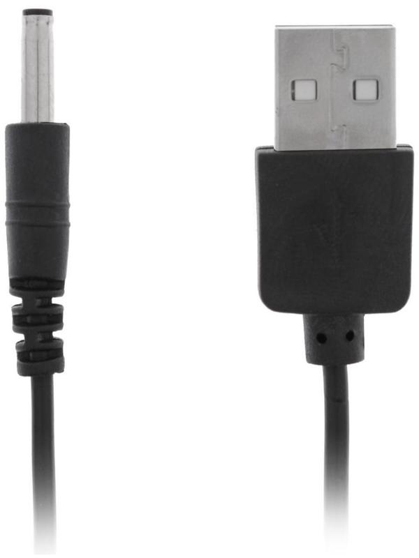 Кабель универсальный LuazON, разъем 3.5 - USB, 0.5 м, чёрный