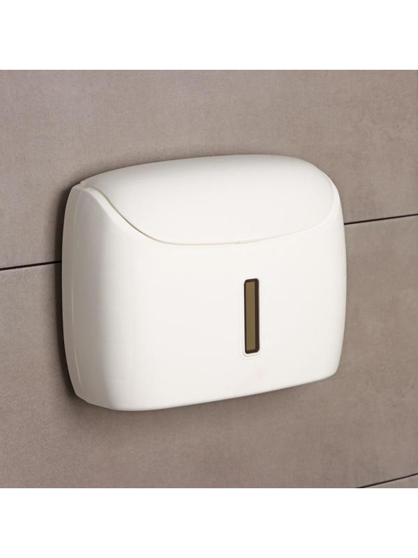 Диспенсер для бумажных полотенец в листах, пластик, цвет белый