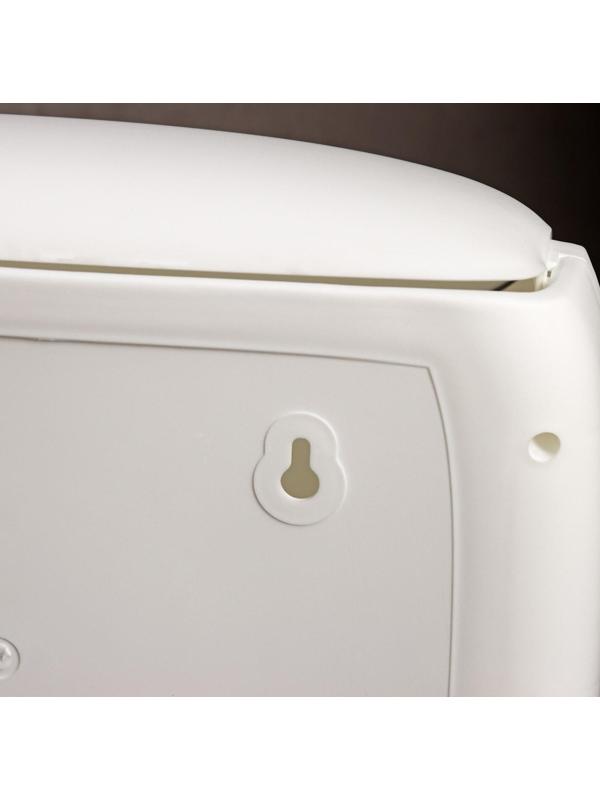 Диспенсер для бумажных полотенец в листах, пластик, цвет белый