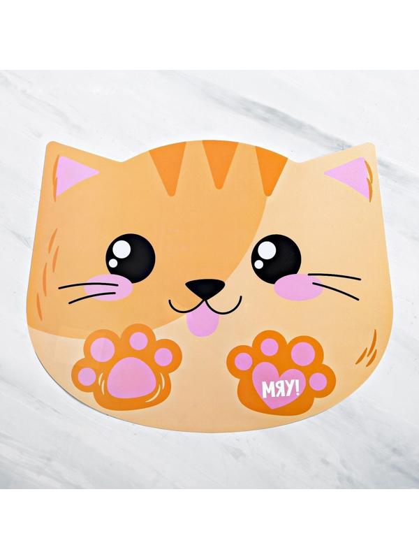 Коврик под миску «Мяу!» 35х28 см