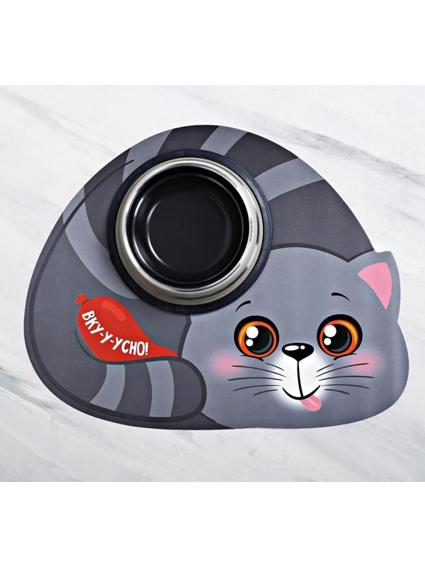 Коврик под миску «Вку-у-усно!» 35х28 см