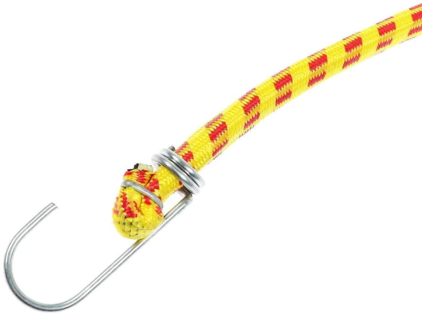 Резинка крепления TORSO 60 см, d 10 мм, металлические крючки, микс