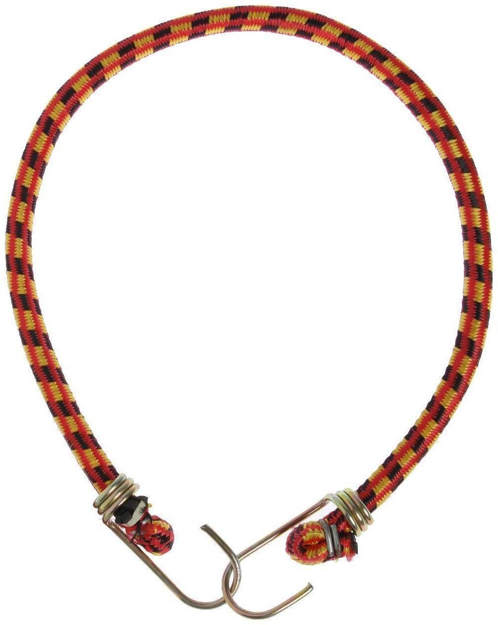 Резинка крепления TORSO 60 см, d 10 мм, металлические крючки, микс