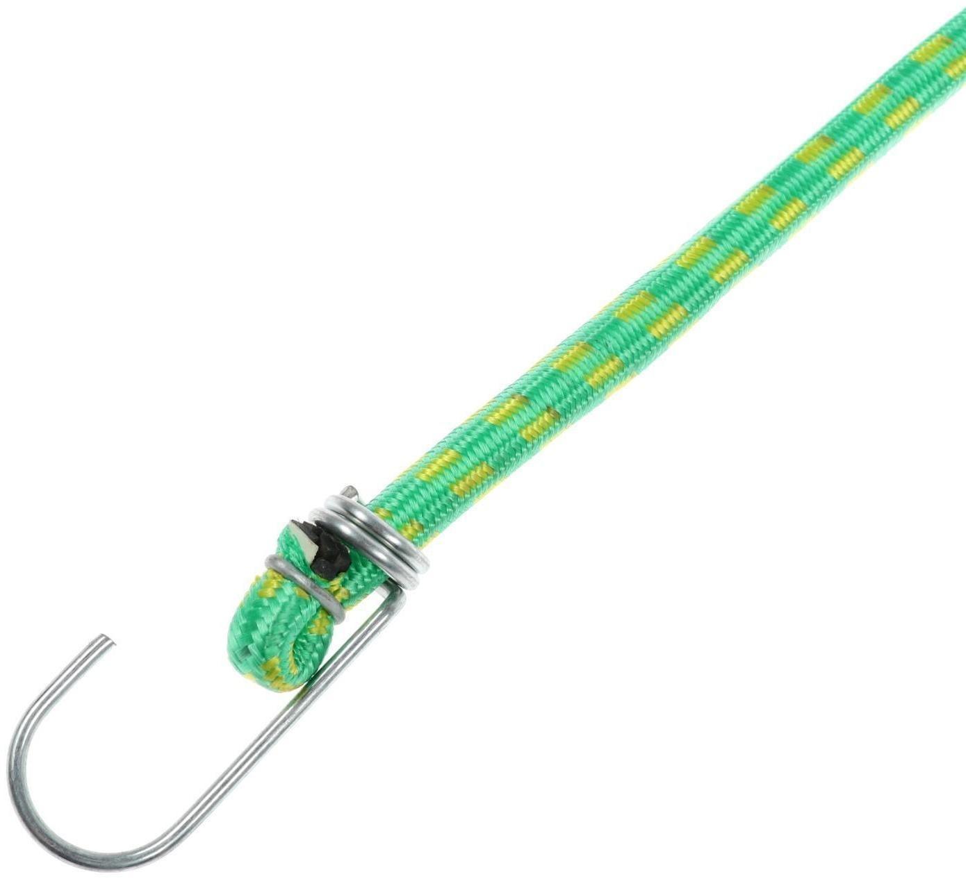 Резинка крепления TORSO 80 см, d 10 мм, металлические крючки, микс