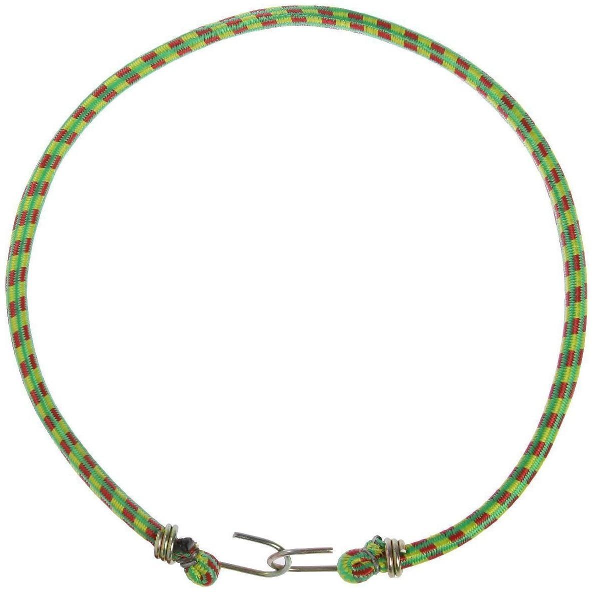 Резинка крепления TORSO 80 см, d 10 мм, металлические крючки, микс