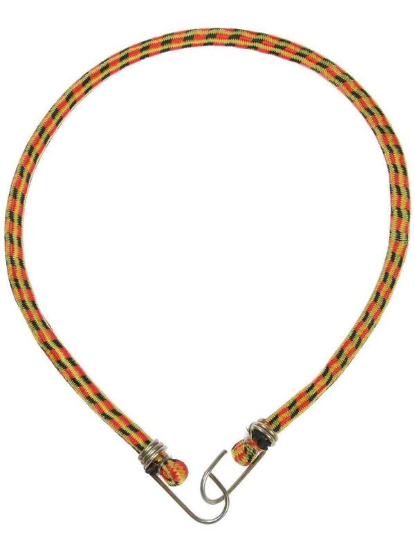 Резинка крепления TORSO 80 см, d 10 мм, металлические крючки, микс