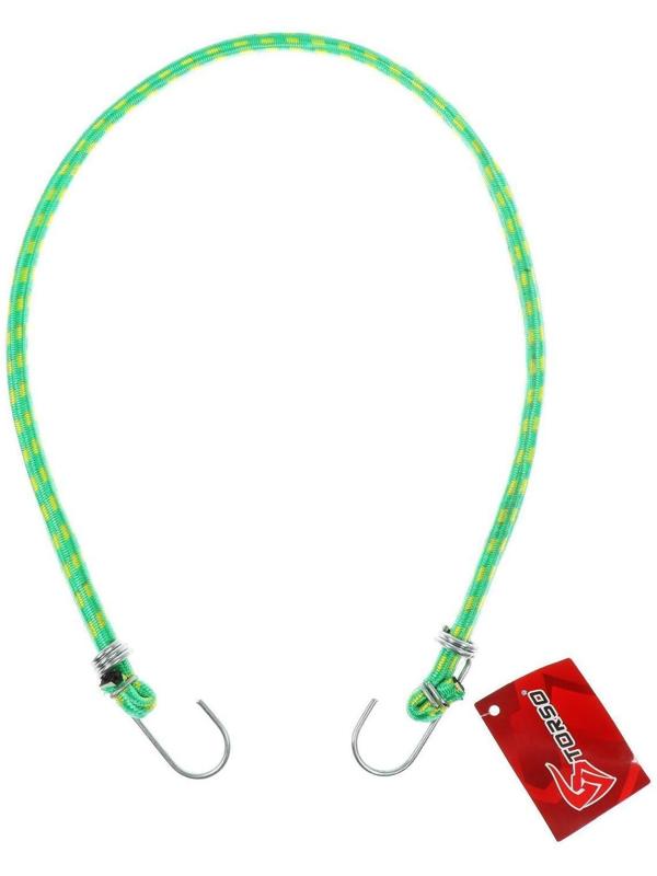 Резинка крепления TORSO 80 см, d 10 мм, металлические крючки, микс