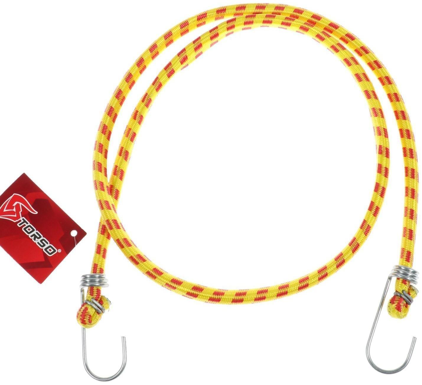 Резинка крепления TORSO 120 см, d 10 мм, металлические крючки, микс