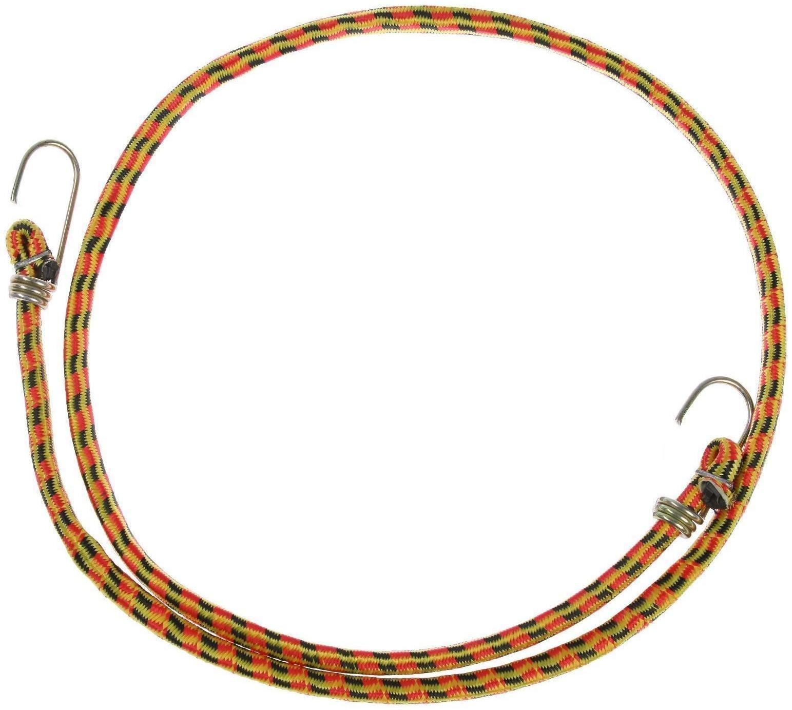 Резинка крепления TORSO 120 см, d 10 мм, металлические крючки, микс