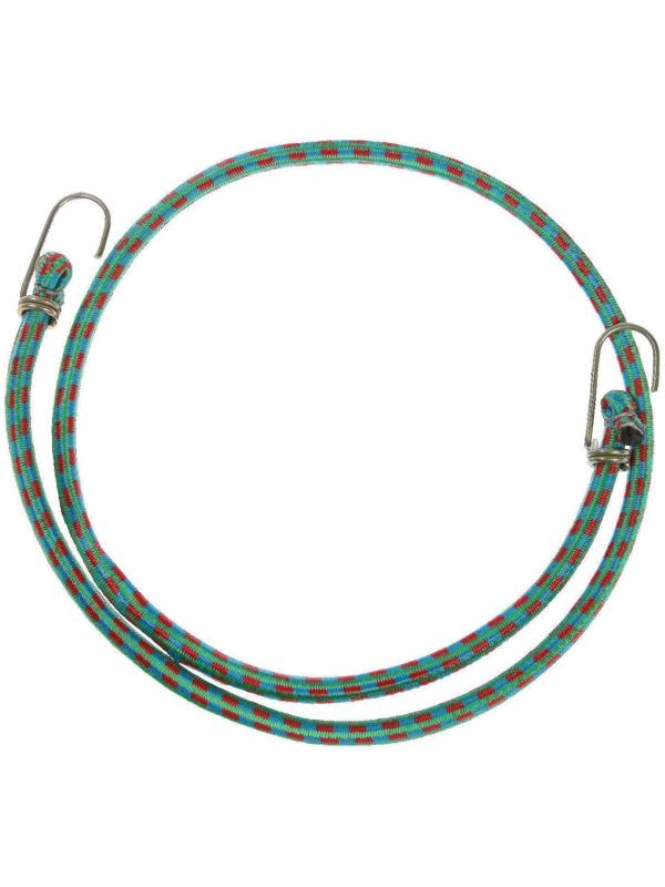 Резинка крепления TORSO 120 см, d 10 мм, металлические крючки, микс