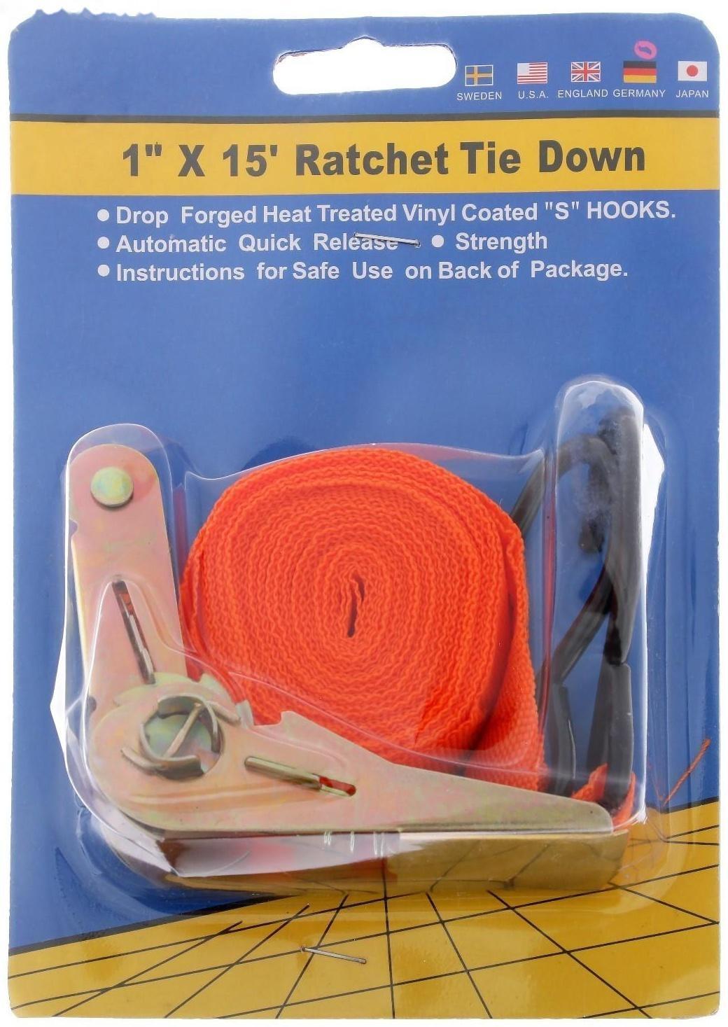 Стяжка груза 4 м, ширина ленты 25 мм, 500 кг