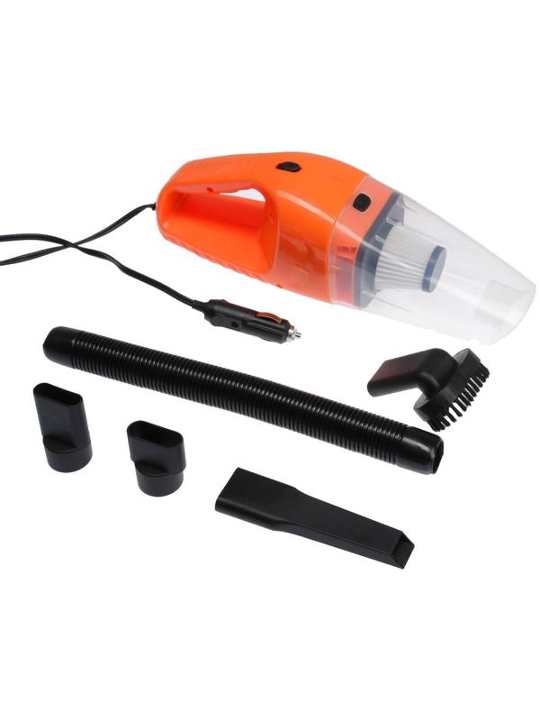 Пылесос автомобильный CYCLONE TURBO 125 Вт, 12 В, 5 насадок, микс