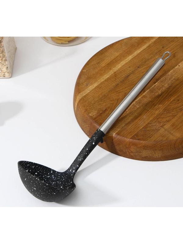 Половник Доляна «Фернан», 30 см, цвет чёрный