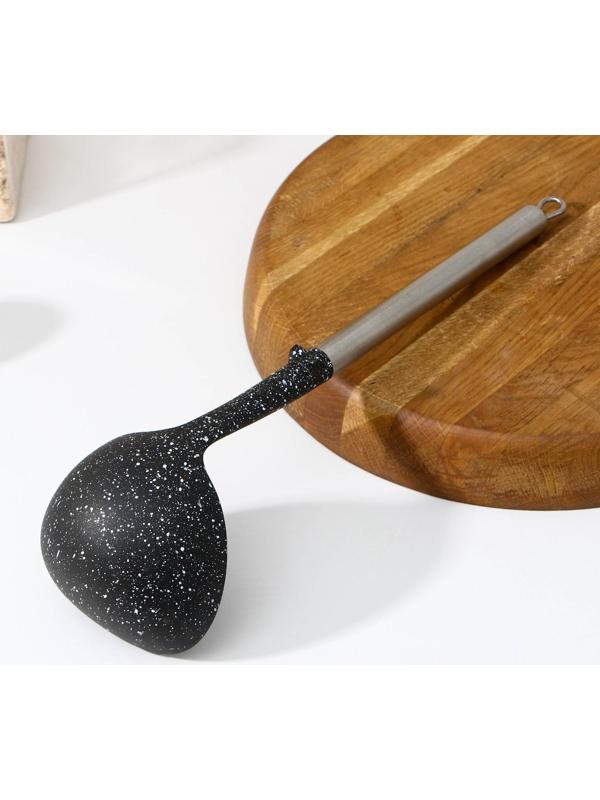 Половник Доляна «Фернан», 30 см, цвет чёрный