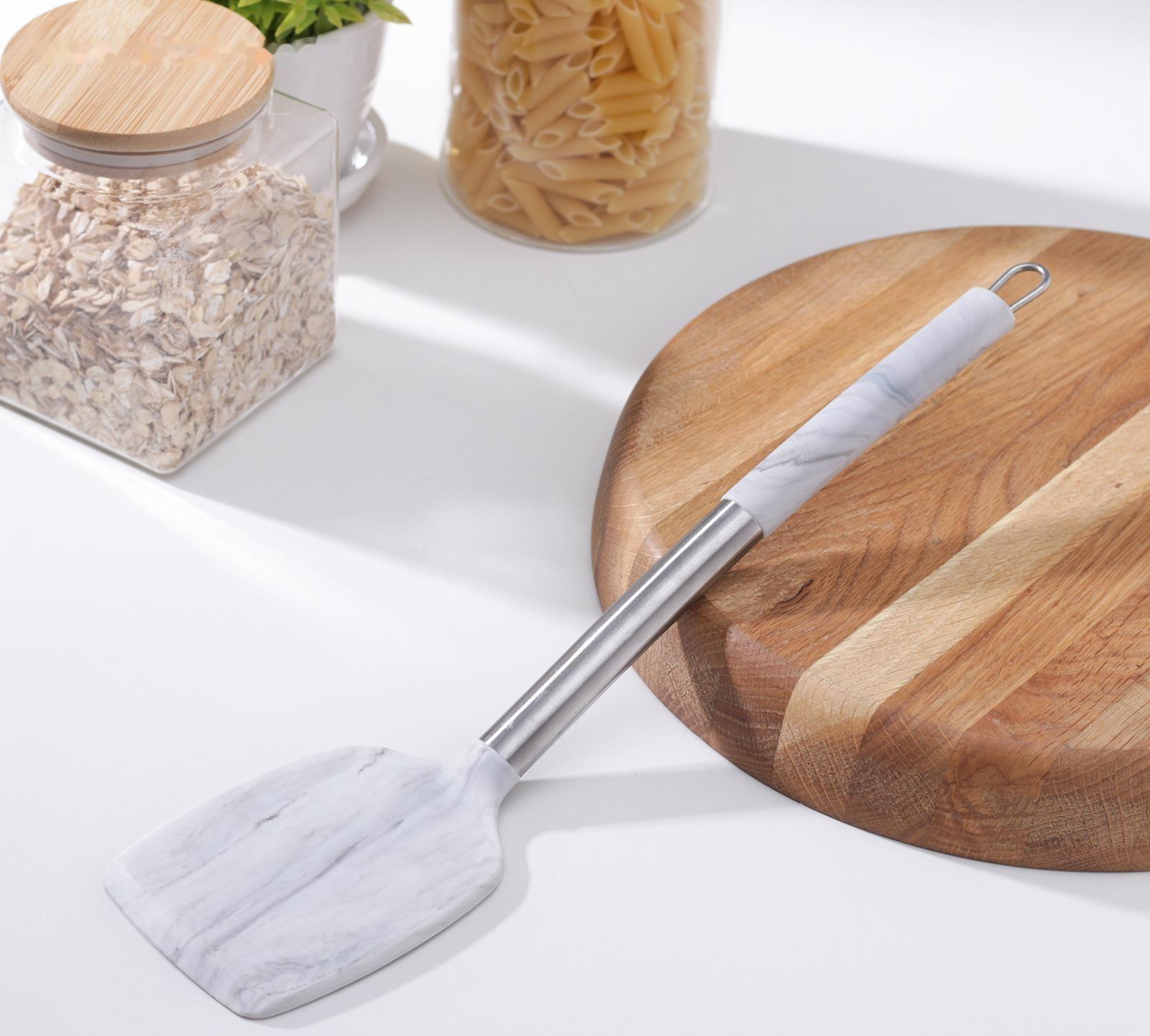 Лопатка Доляна «Шанти», 35 см, цвет серый