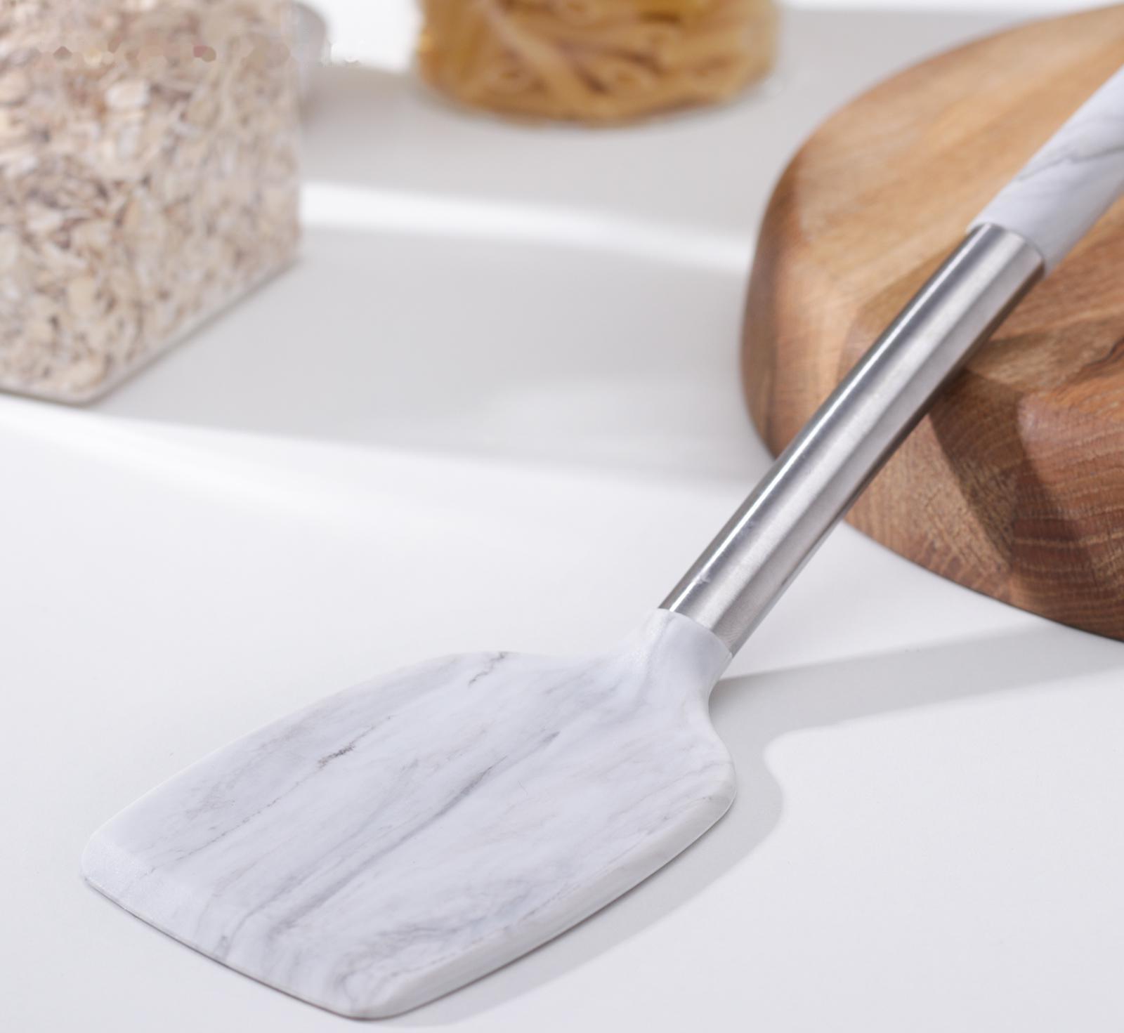 Лопатка Доляна «Шанти», 35 см, цвет серый