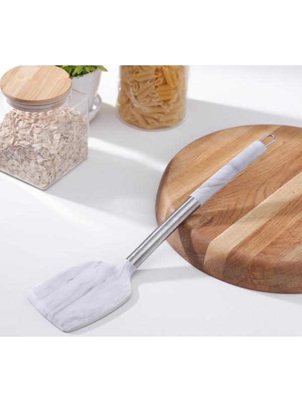 Лопатка Доляна «Шанти», 35 см, цвет серый