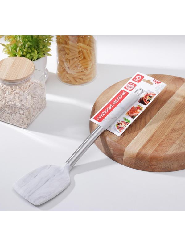 Лопатка Доляна «Шанти», 35 см, цвет серый