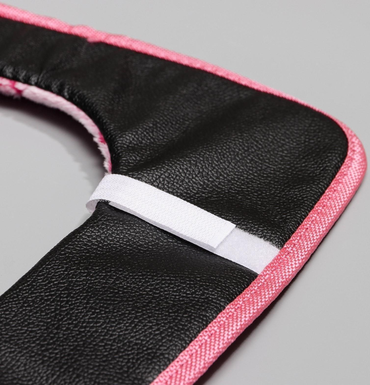 Чехол на сиденье для унитаза на липучках Доляна «Универсал», 35×43 см, цвет МИКС