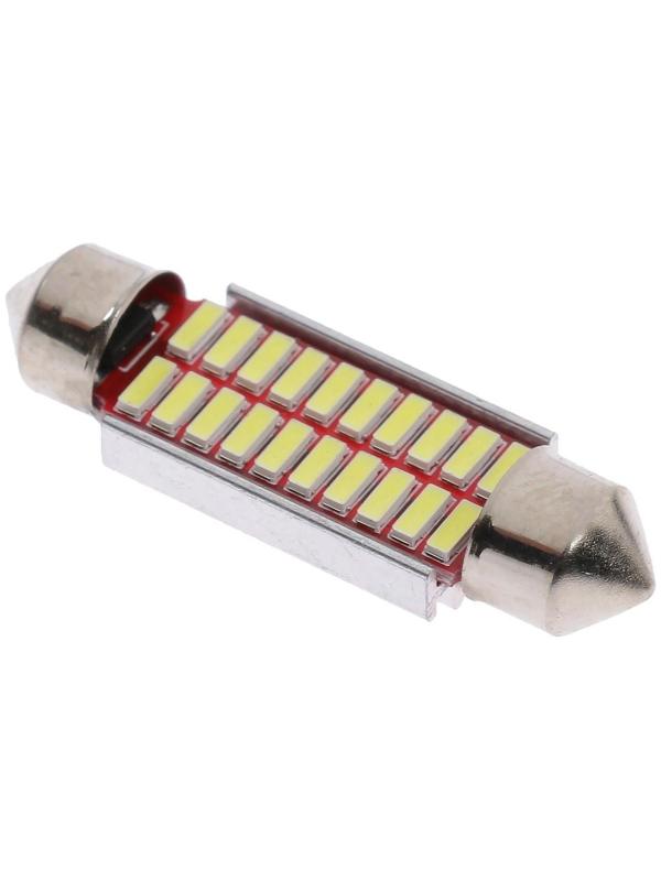 Автолампа светодиодная Cartage, C5W, 12 В, 20 SMD, 39 мм, свет белый