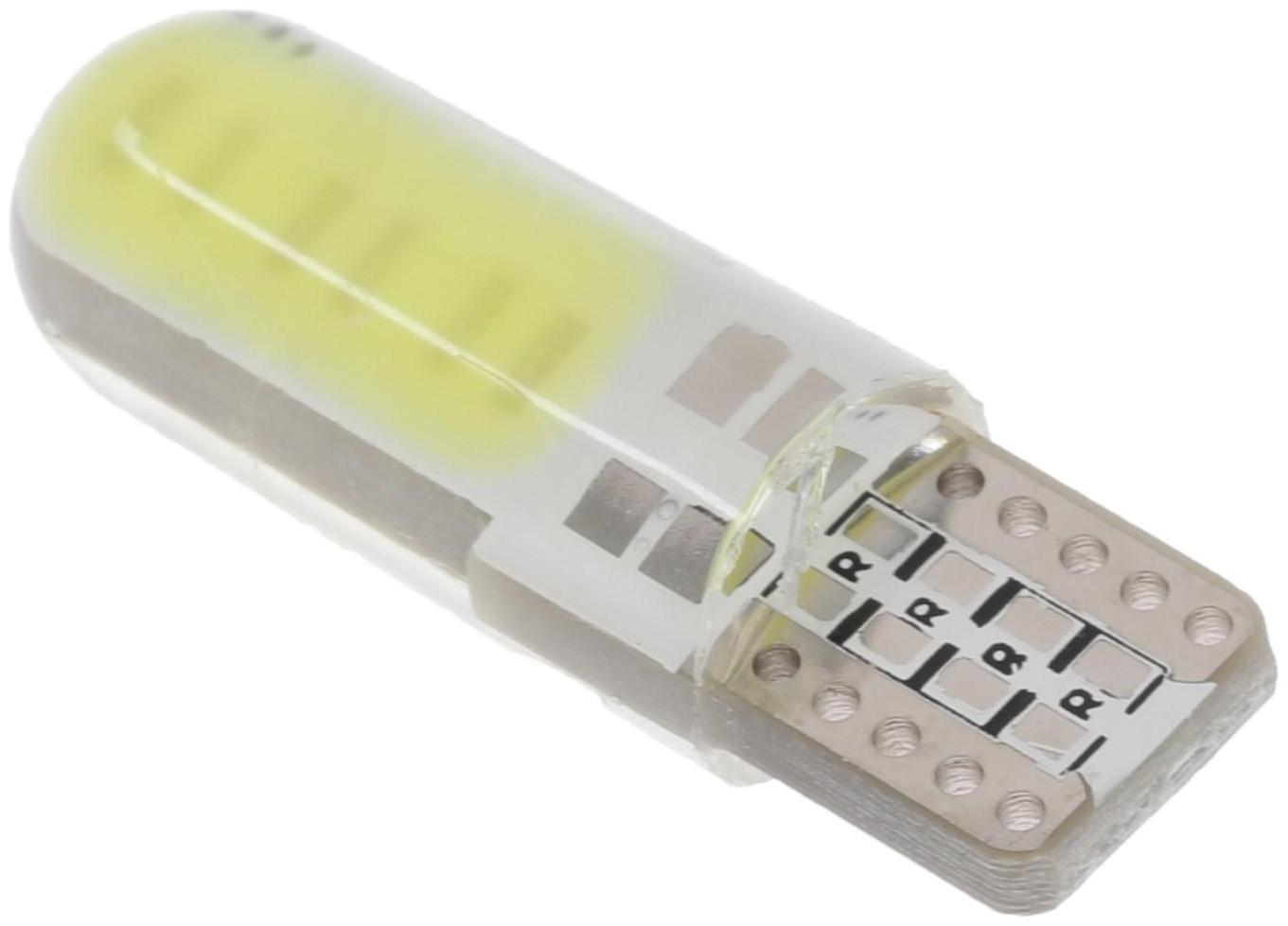 Автолампа светодиодная Cartage, T10, 12 В, 2 COB, свет белый